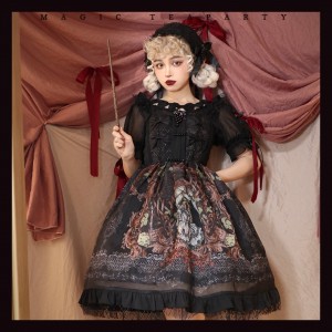 Magic Tea Party Wine Fair Gothic Lolita Dress JSK 2 (MP136)